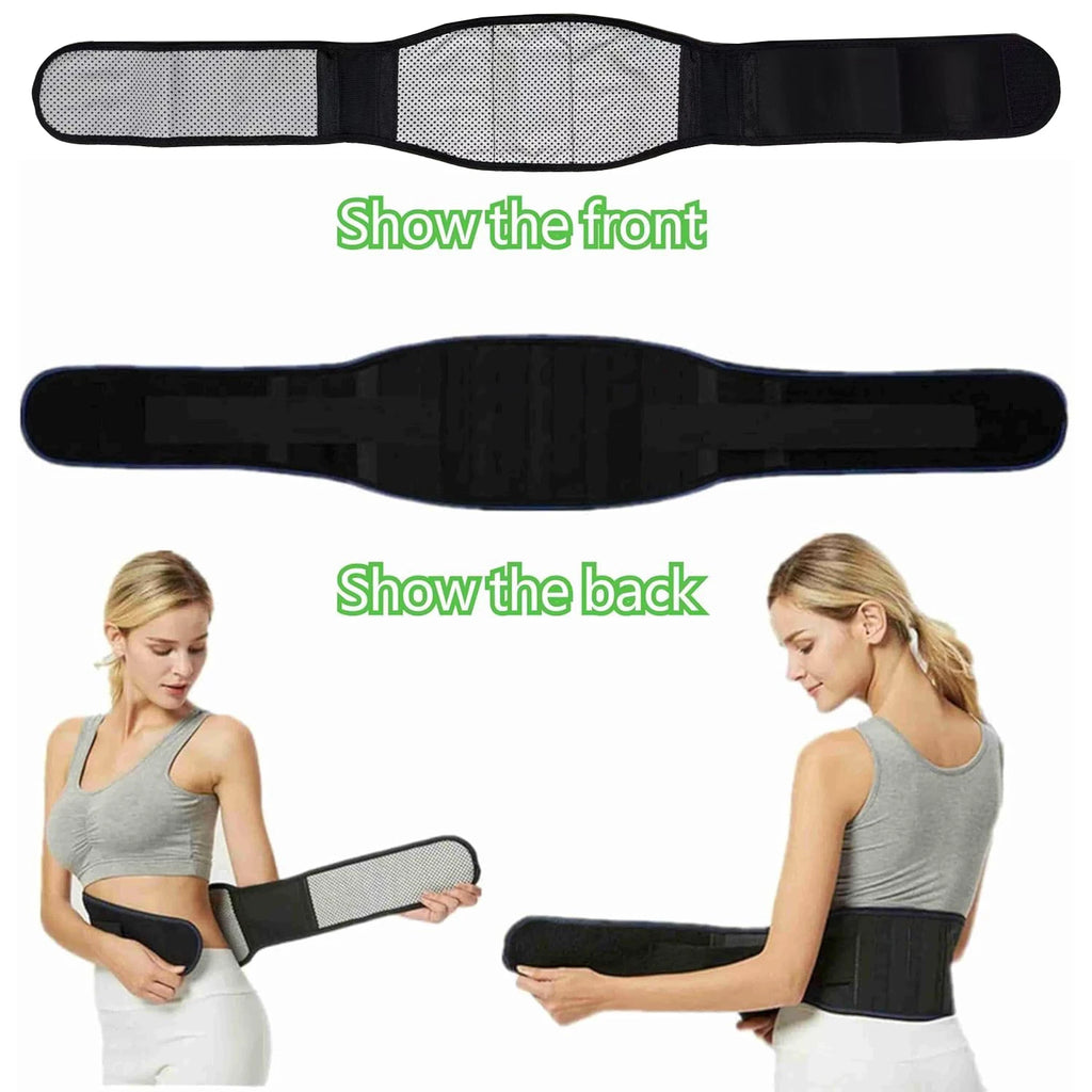 Adjustable Magnets Self-Heating Magnetic Therapy Back And Waist Support Belt Massage Sports Protector Lumbar Brace Band SleepClear
