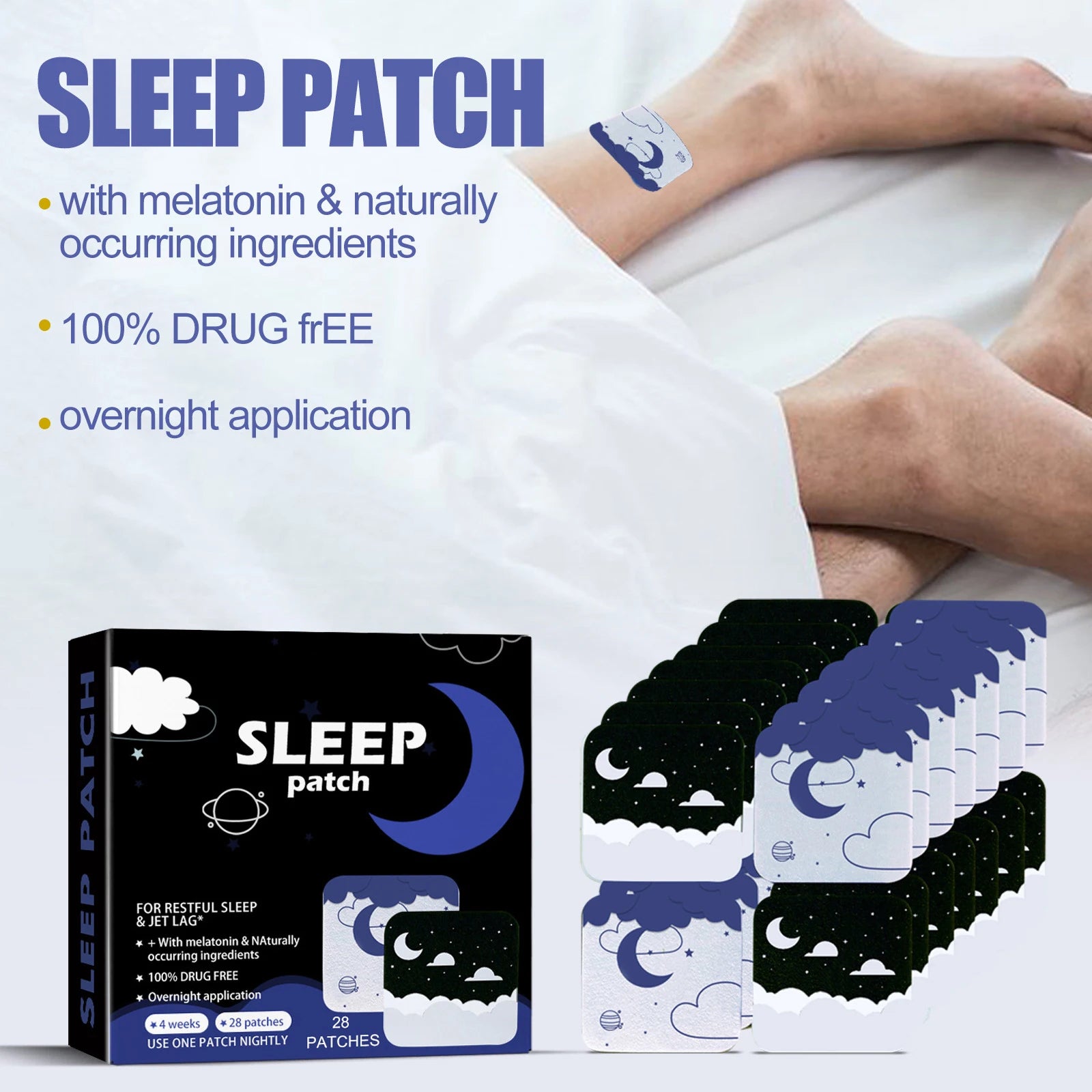 Sleep Aid Patches (28/56/84pcs) – Improve Sleep Quality - SleepClear
